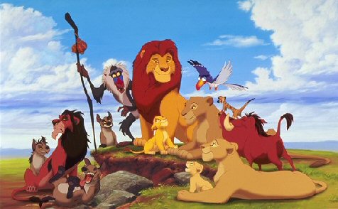 Walt Disney - Lion King family dim